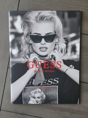 GUESS Marilyn Monroe Fashion Catalog Magazine Limited Celebrity Icon
